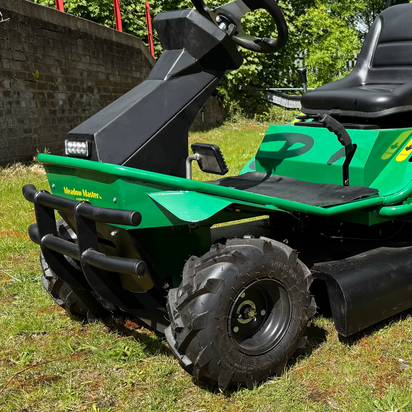 Meadow Master Compact Rough Cut Ride On Mower Honda GX630