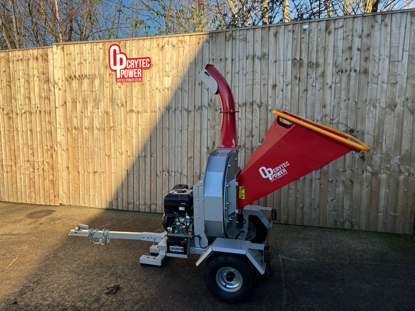 Light Courier Damage Crytec | CRC500-BS | Wood Chipper | 4.7 inch/120mm | Key Start | Petrol | Briggs & Stratton 13.5hp 420cc