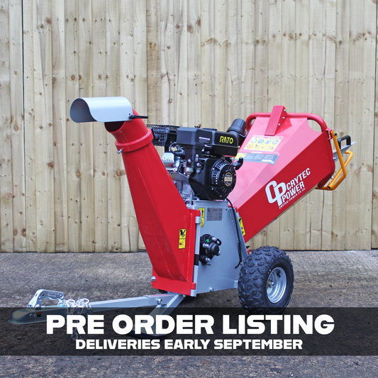 *PRE ORDER LISTING* Crytec | CRC400-R Wood Chipper | 4 inch/100mm | Petrol | 7hp 212cc