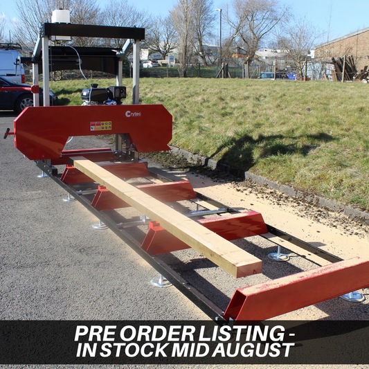 *PRE ORDER* Crytec | SM4200 | Petrol Sawmill | 4 Metre Bed | 14HP 429cc Kohler