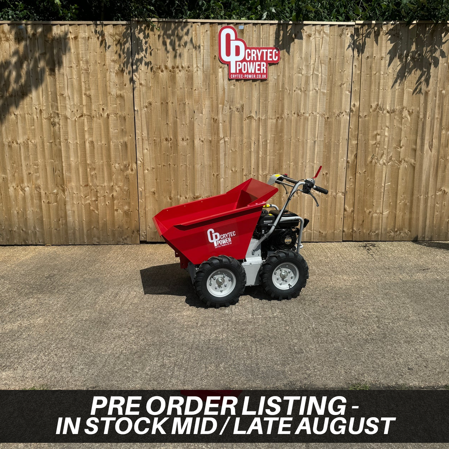 *PRE ORDER* CRDT30-R | 4x4 | 300kg capacity | Petrol Power Barrow | Manual Tip Dumper