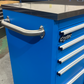 Crytec Pro Cab Blue 72 inch Stainless Steel Top Tool Cabinet Snap On Style Box