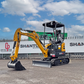 Shantui SE17SR Mini Excavator | Kubota Engine Euro Stage 5 | 1800kg | 3 Cylinder