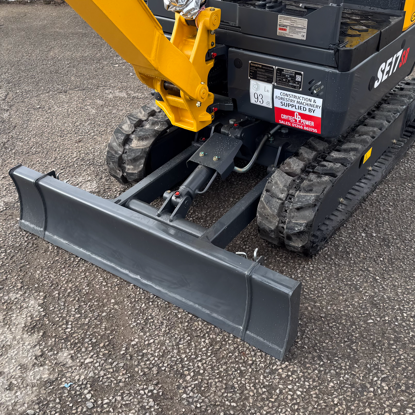 Shantui SE17SR Mini Excavator | Kubota Engine Euro Stage 5 | 1800kg | 3 Cylinder