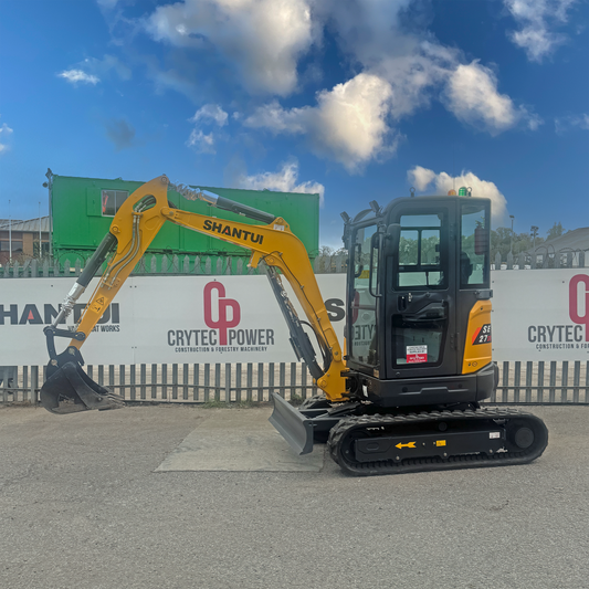 Shantui SE27SR Mini Excavator | Yanmar Engine Euro Stage 5 | 2750kg | 3 Cylinder
