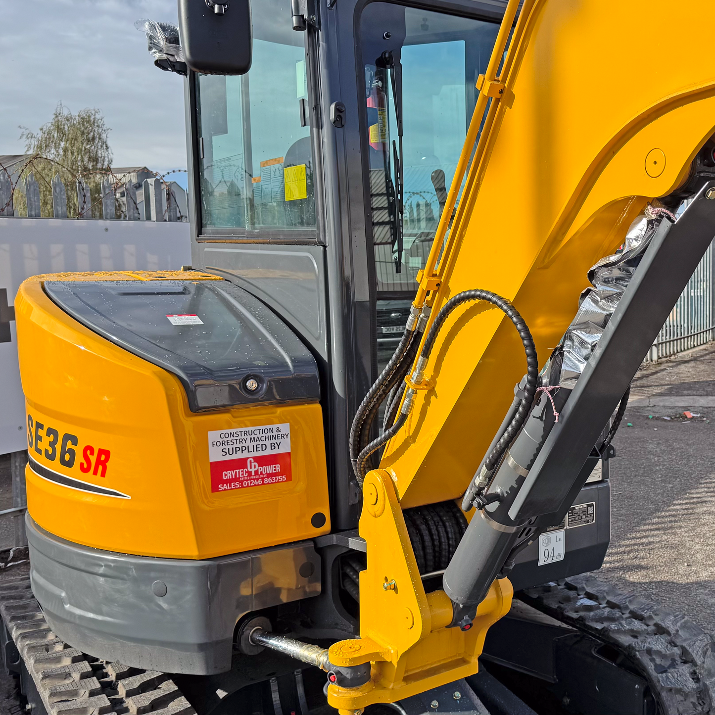 Shantui SE36SR Mini Excavator | Yanmar Engine Euro Stage 5 | 3800kg | 3 Cylinder