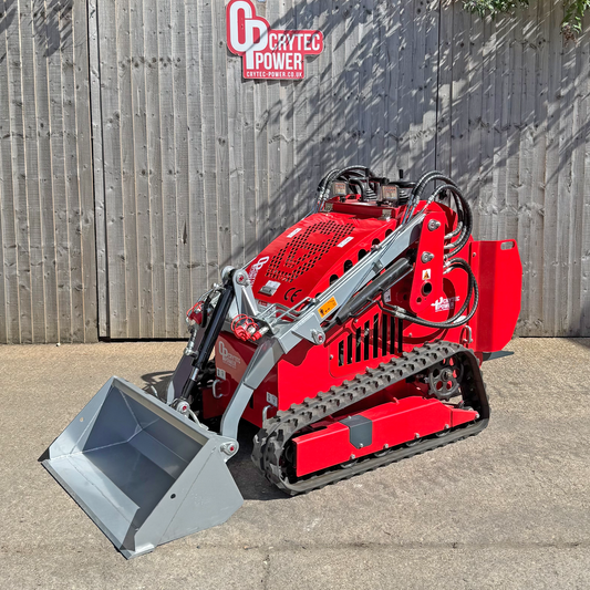 Crytec Tracked Mini Skid Steer Loader 23HP Petrol Rato Engine