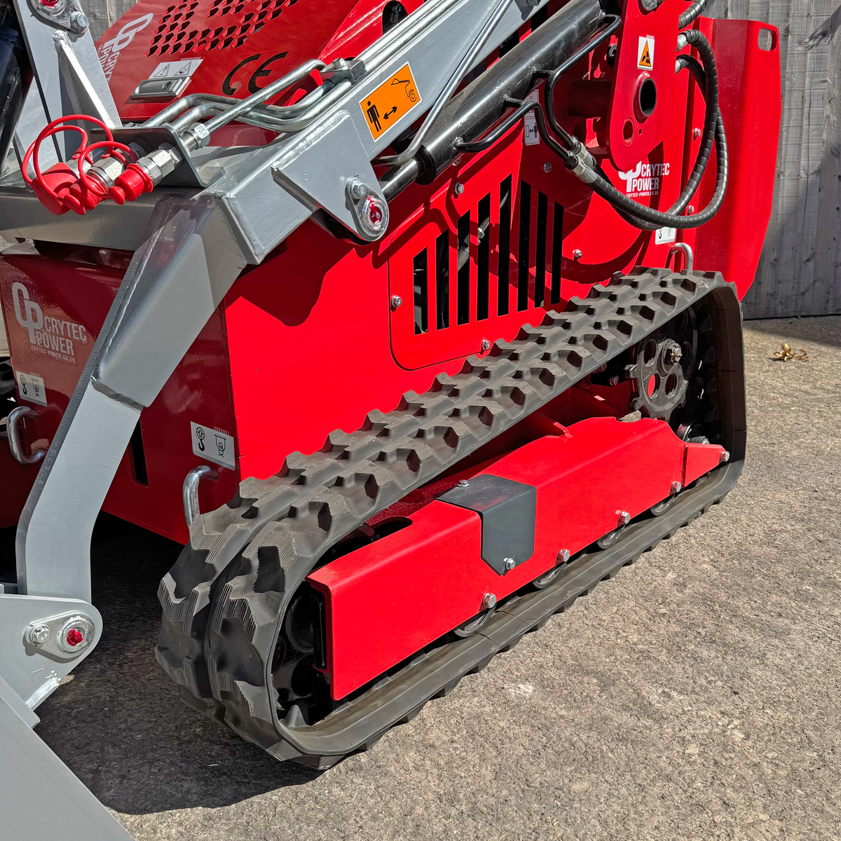 Crytec Tracked Mini Skid Steer Loader 23HP Petrol Rato Engine
