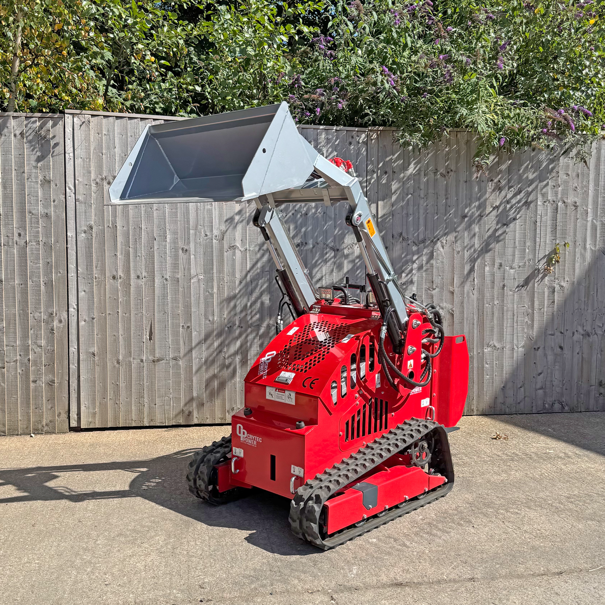 Crytec Tracked Mini Skid Steer Loader 23HP Petrol Rato Engine