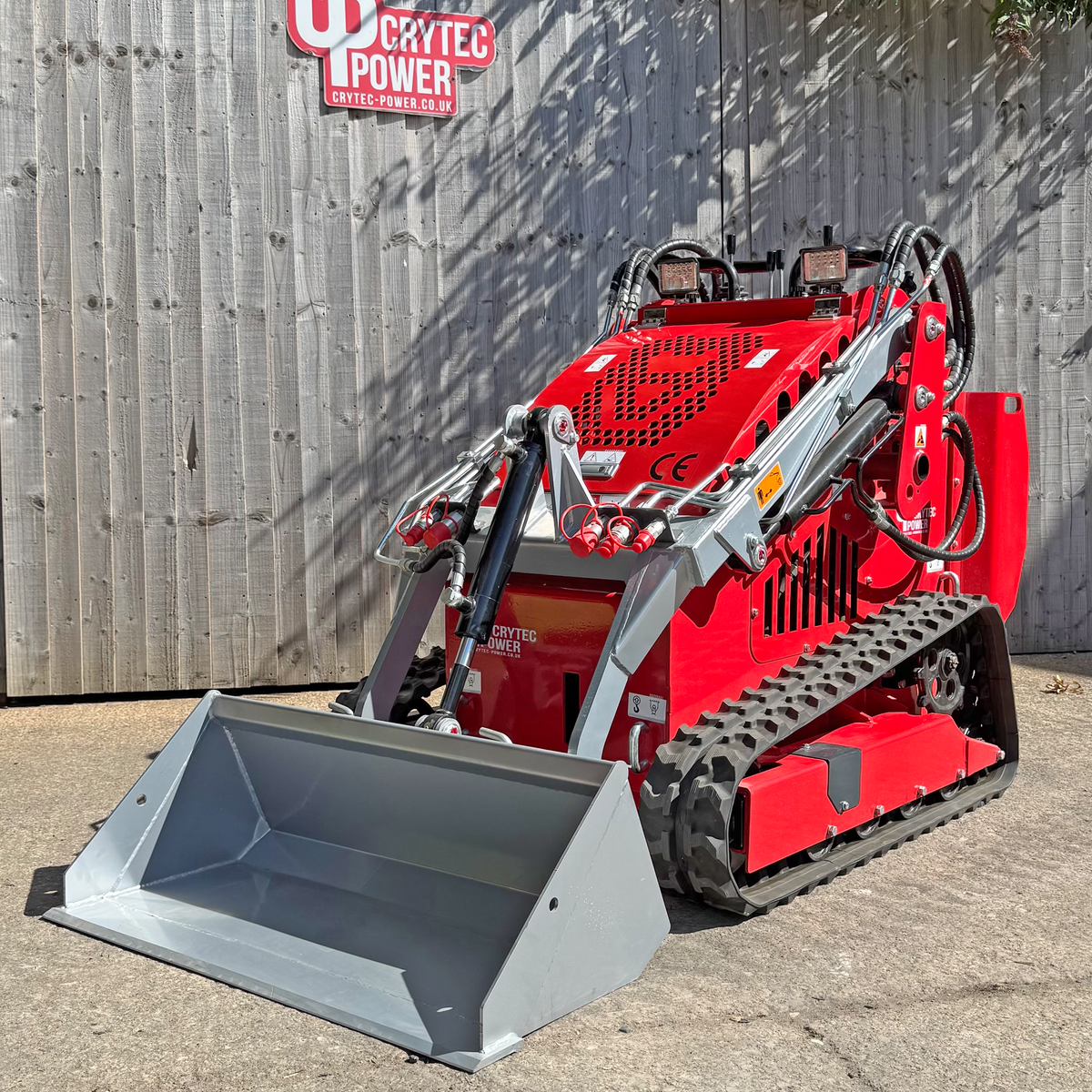 Crytec Tracked Mini Skid Steer Loader 23HP Petrol Rato Engine