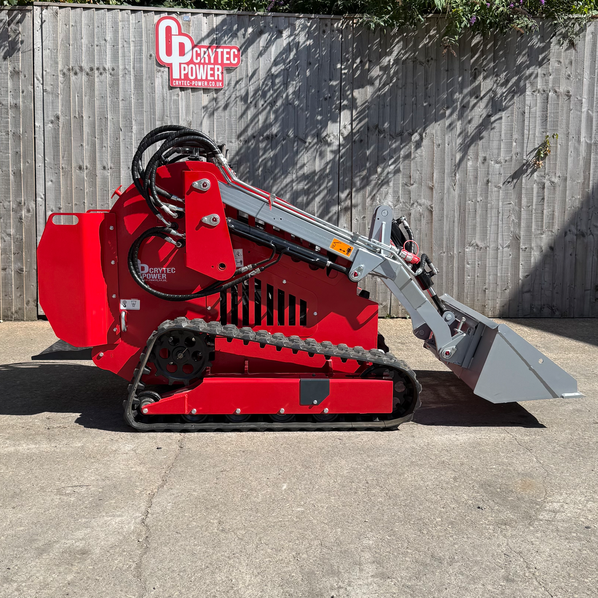 Crytec Tracked Mini Skid Steer Loader 23HP Petrol Rato Engine