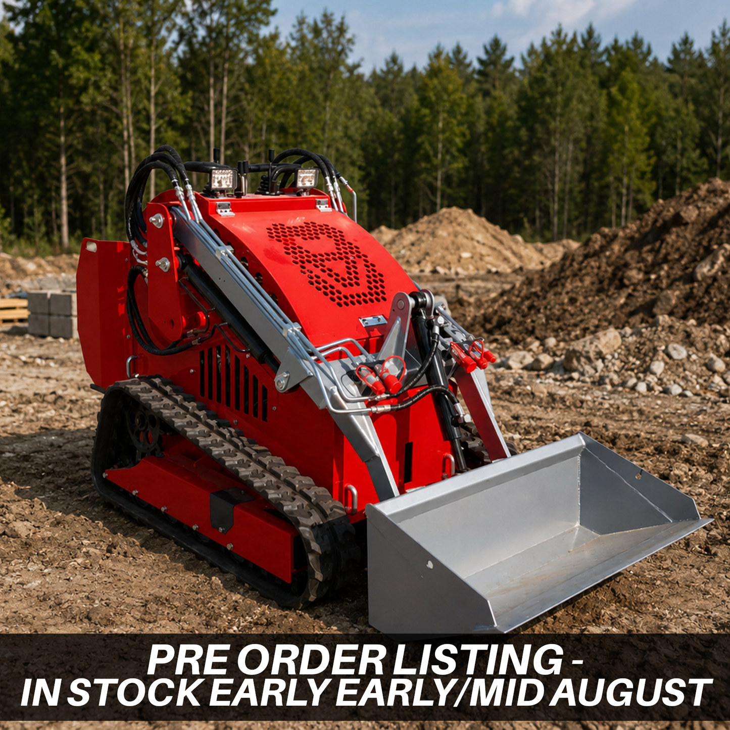 *PRE ORDER* Crytec Tracked Mini Skid Steer Loader 23HP Petrol Rato Engine