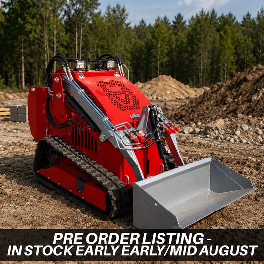 *PRE ORDER* Crytec Tracked Mini Skid Steer Loader 23HP Petrol Rato Engine