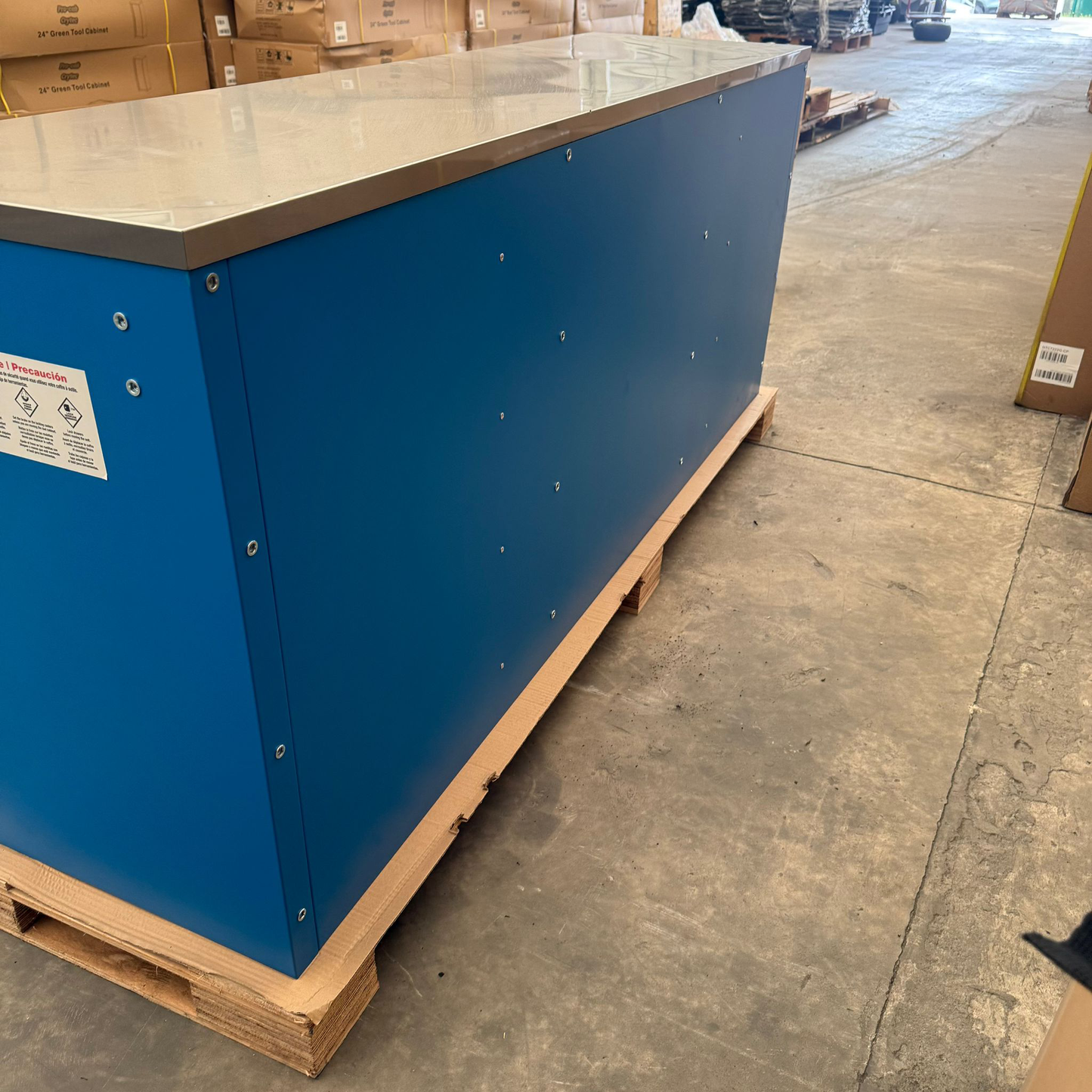 Ex Display Blue 72" Pro Cab Tool Cabinet
