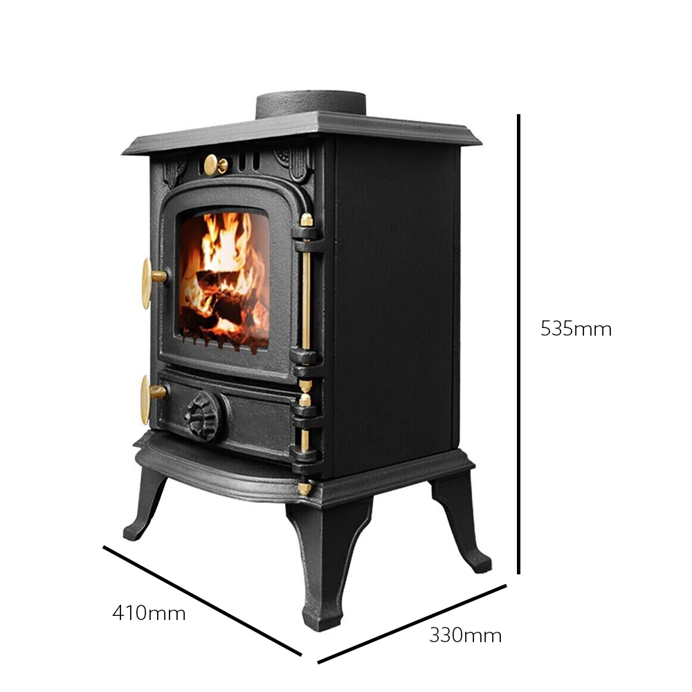 4.5KW Multifuel Wood Stove l Log Burner Cast Iron l Model JA013S