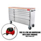*PROMO* Crytec | 55" Tool Cabinet | Stainless Steel | 10 Drawers | Wooden Top