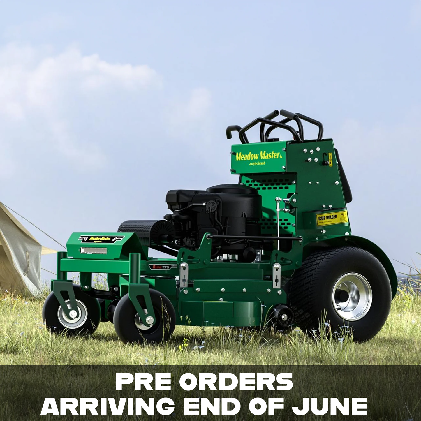 *PRE ORDER* Meadow Master Zero Turn Stand On Mower 50 Inch Capacity Honda GX630 Engine