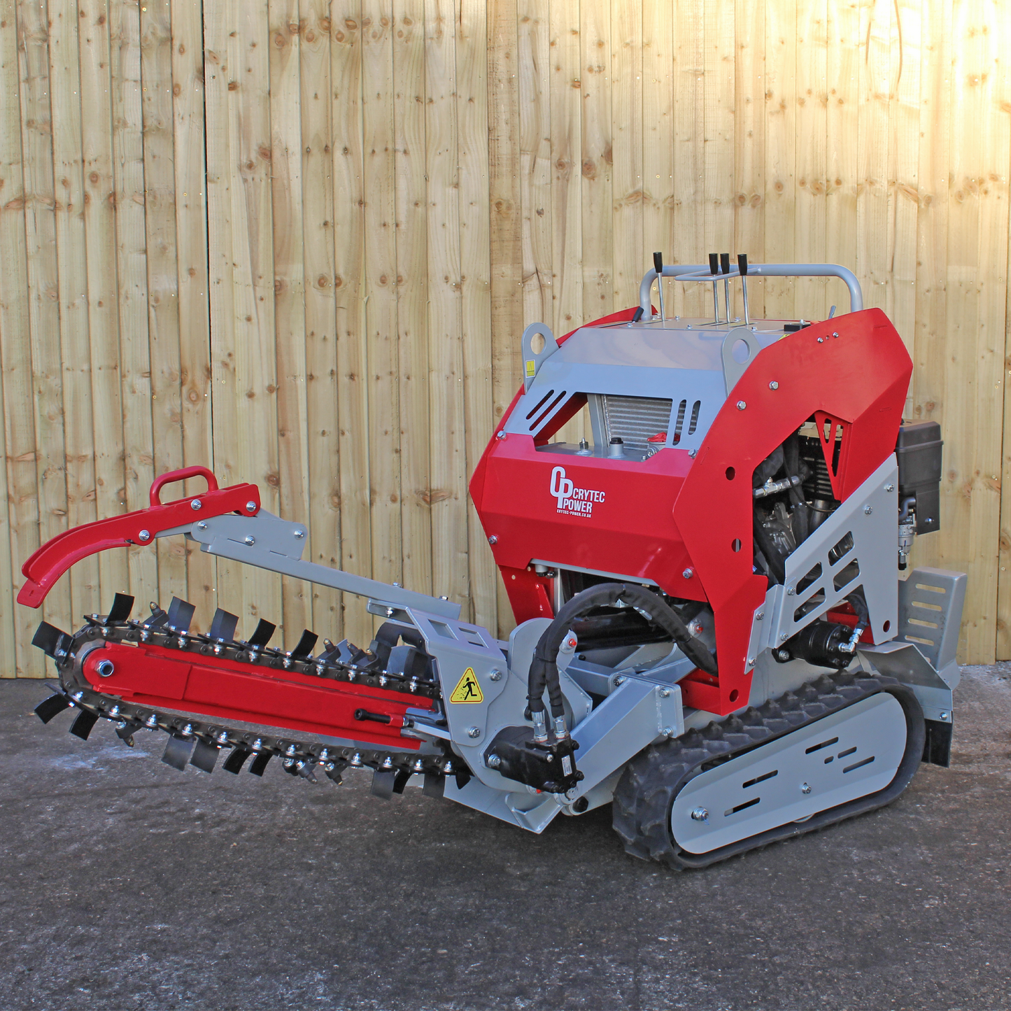 Crytec | CRT20-R | Hydraulic Tracked Trencher | 600mm Depth| Petrol Key Start | 19.5hp 500cc