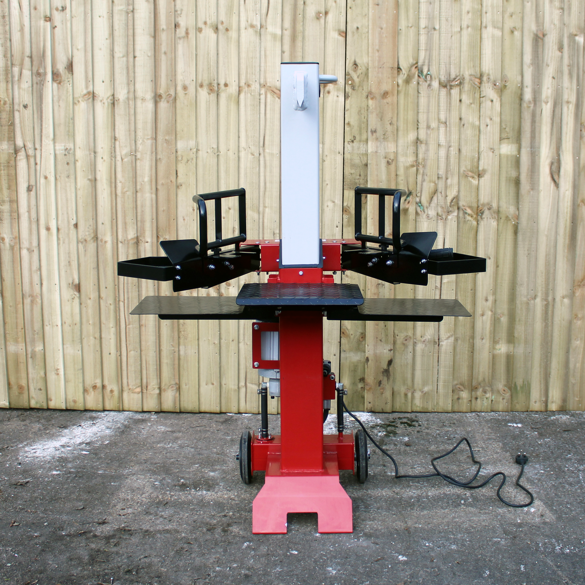 Crytec CRL8TV Electric Log Splitter Vertical 8 Tonne Force 3